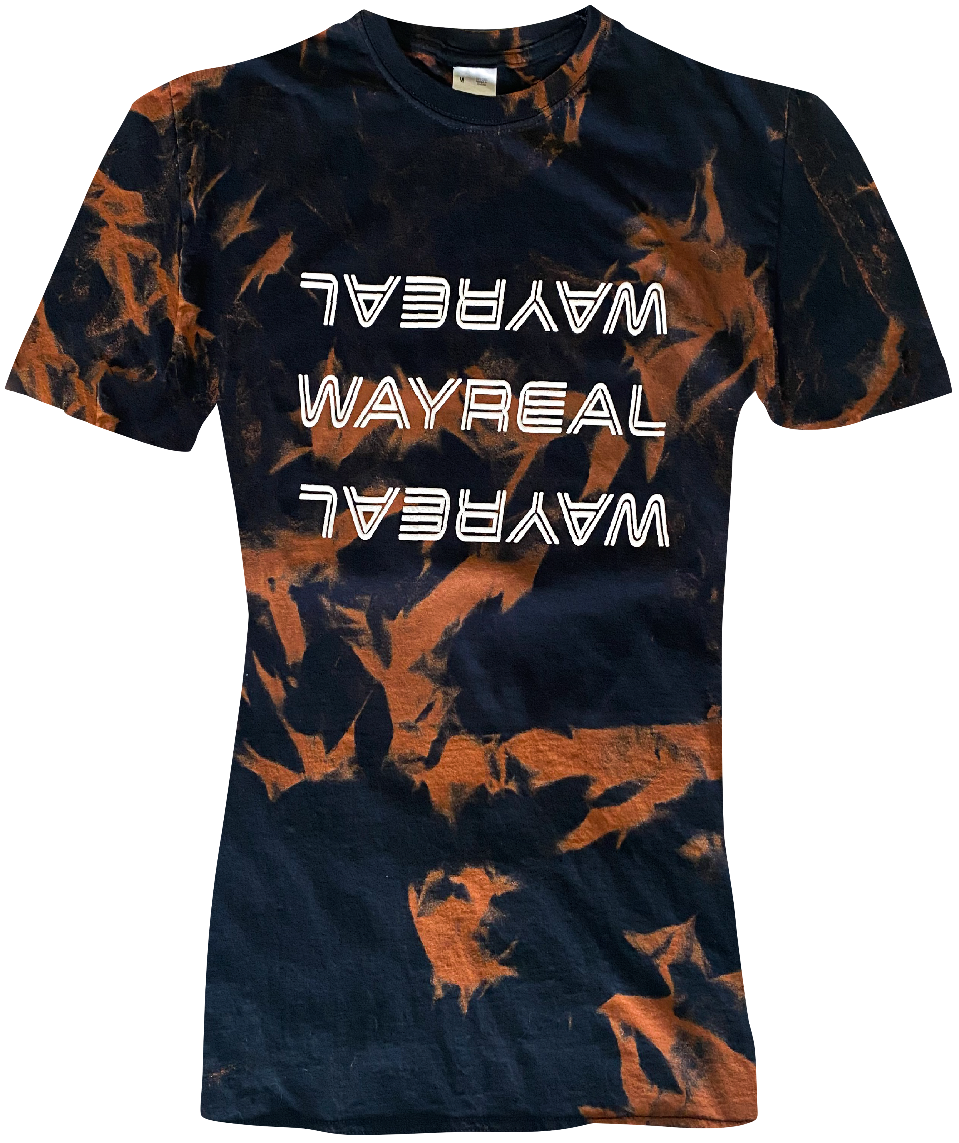 Upcycled Houston Astros World Series Bleach Reverse Tie Dyed