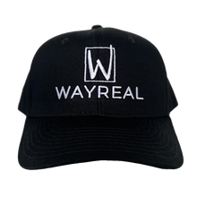 Load image into Gallery viewer, WAYREAL Black Curved Hat
