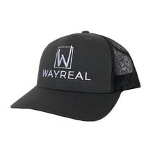 Load image into Gallery viewer, WAYREAL Charcoal Curved Trucker Hat
